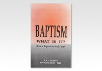 Baptism - What is it?