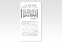 Just God and a Saviour, A