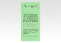Letter on the Body of Christ #2