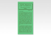 Letter on the Body of Christ #3